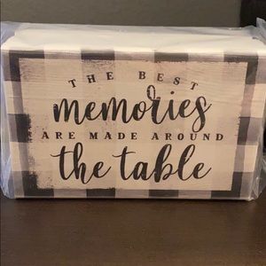 Decorative wooden sign